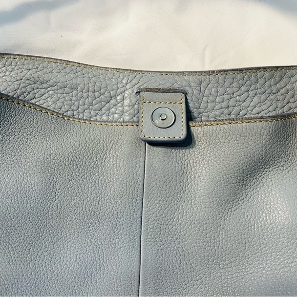 Prada Vintage Light Blue Leather Button Closure Shoulder Bag - Picture 10 of 16